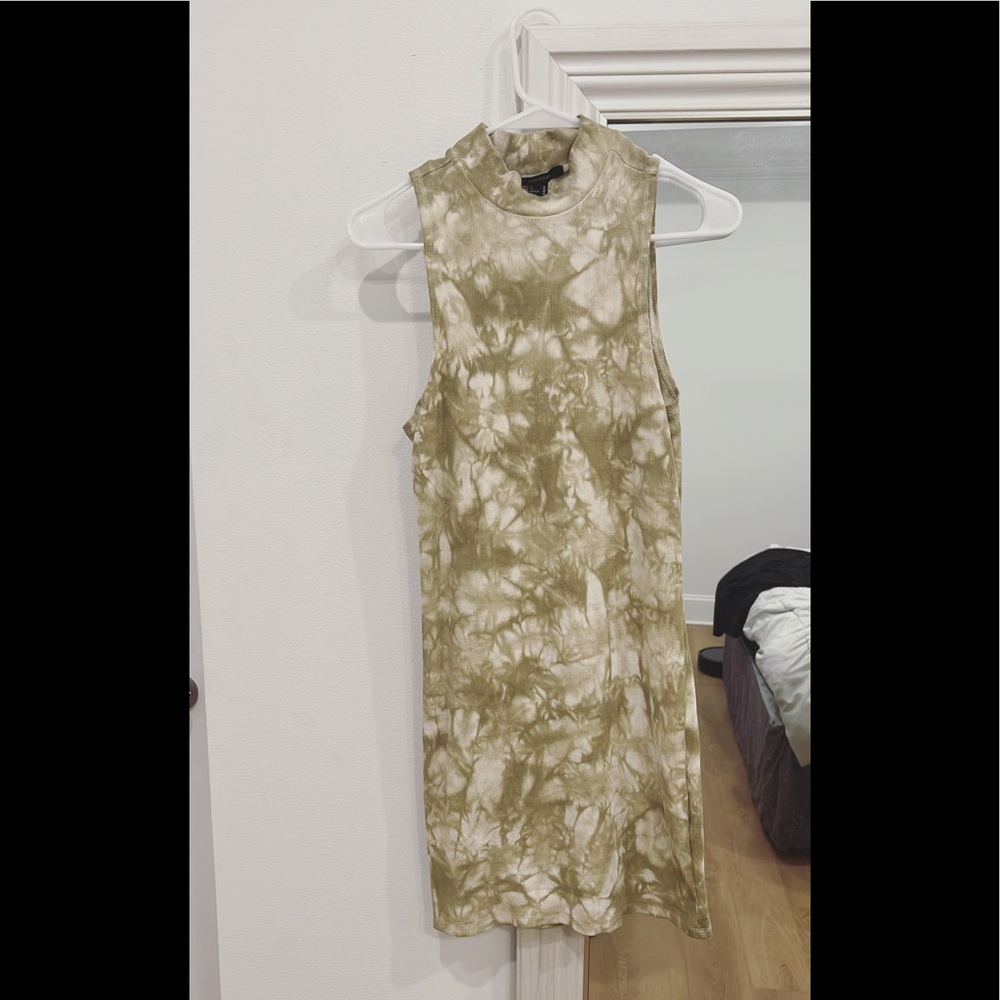 Tyedye fitted dress